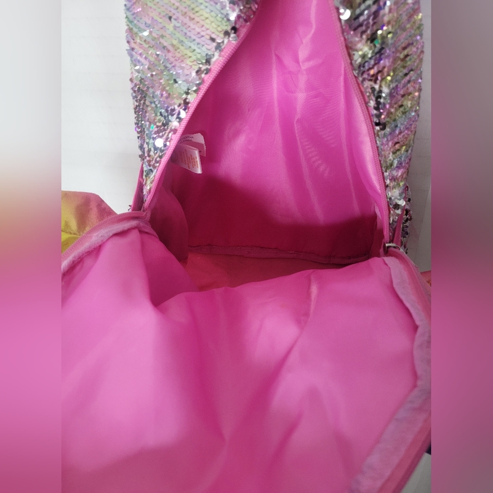 Rainbow Sequin Butterfly Backpack - image 4